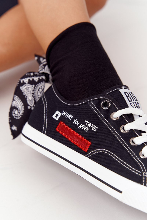 Trampki Klasyczne Niskie BIG STAR Czarne FF274082