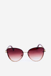 Women's Sunglasses With Sequined Inserts UV400 Brown-Gold