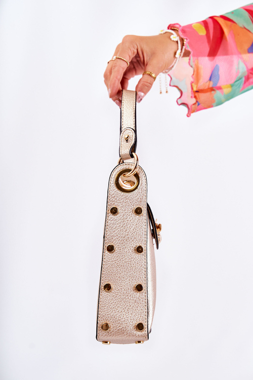 Small Women's Handbag With Ornament Gold Ellies