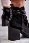 Fashionable Lacquered Boots La.Fi 260037B-LA Black