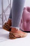 Lu Boo Balerinas Pointed Suede Beige Better