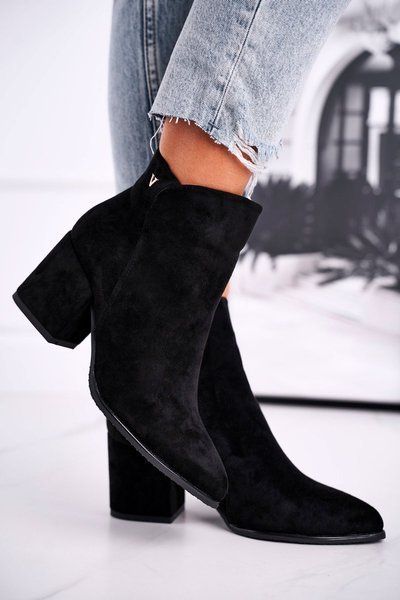 Women's Boots On Heel Black So Good