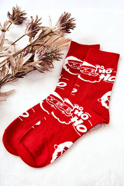 Men's Ho Ho Socks Red