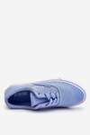 Fabric Sneakers On The Platform Big Star LL274145 blue