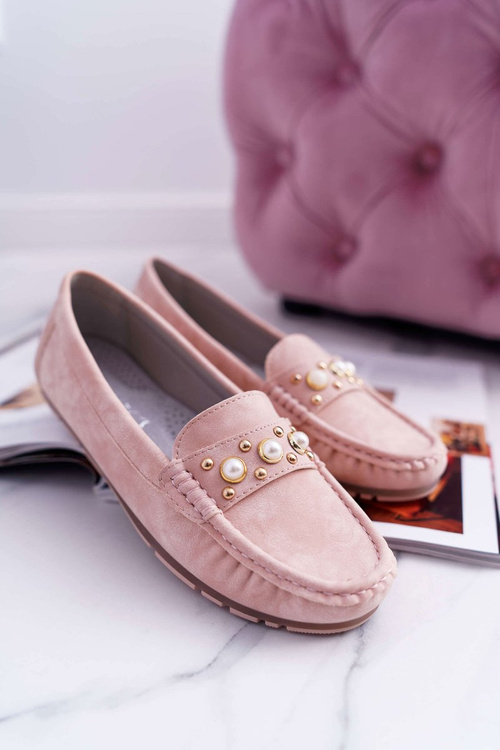Women's Woolly Pink Noell Sandals with Pearls