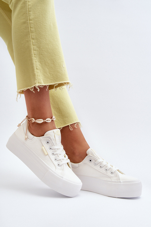 Women's Platform Sneakers Lee Cooper LCW-24-31-2179 White