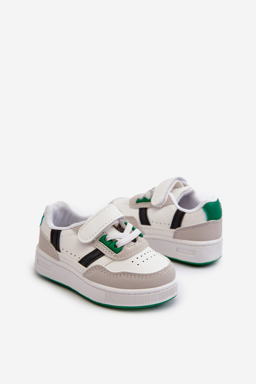 Classic Children's Sports Shoes White-Green Marlin