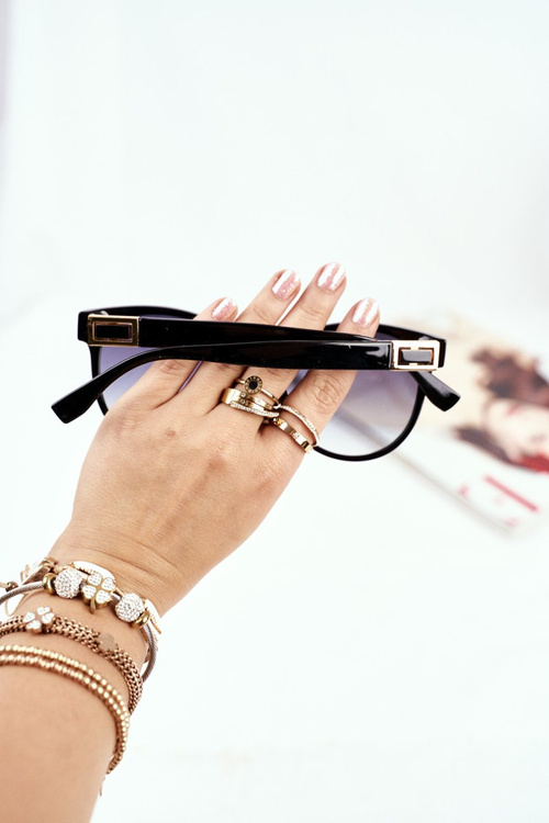 Women's Sunglasses Prius PR-V74 Black Black Gradient