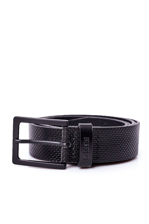 Leather Men's Belt Big Star HH674112 Black