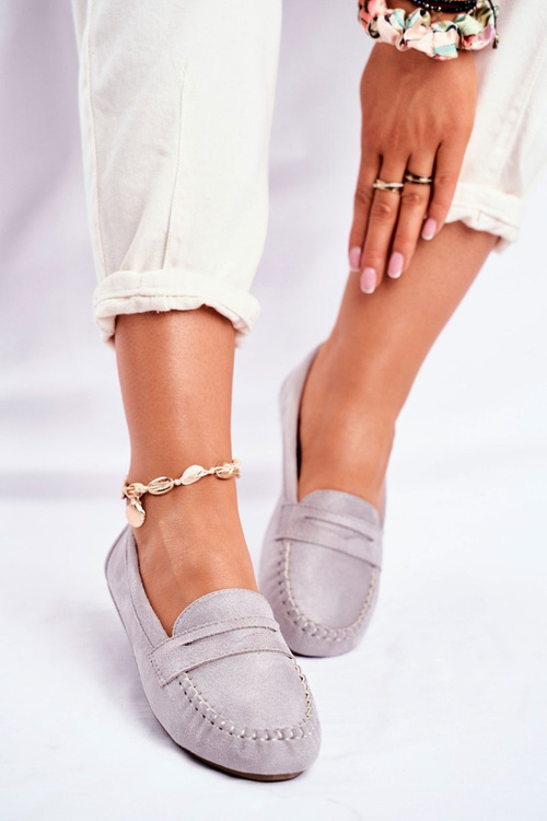 Women’s Loafers Material Grey Panay