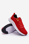 Classic Men's Sports Shoes Lace-up Red Jasper