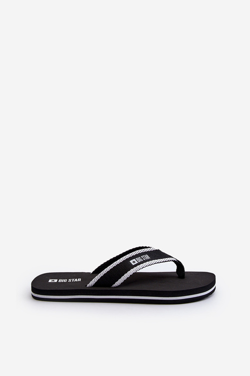 Black men's flip-flops Big Star NN174621