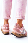 Buty Sportowe Platforma Logo Big Star Różowe II274298