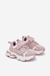 Children's sneakers on thick sole pink Lianees
