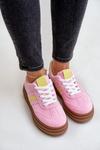 Womens Sneakers On Platform Pink Dravinnia