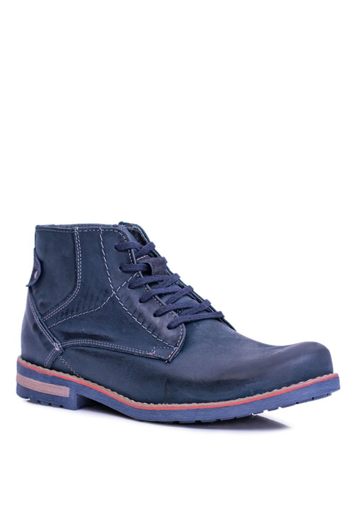 Men's Leather Boots With Zipper Warmed Komodo 731