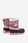 Children's Girls Snow Boots with Zipper Lee Cooper LCJ-25-10-3770 Pink