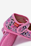 Children's Slippers Milami With Velcro In Pink Pandas Esnia