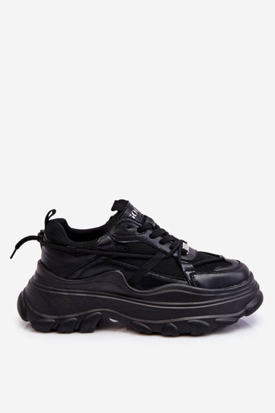 Sports Shoes On A Massive Platform GOE LL2N4030 Black