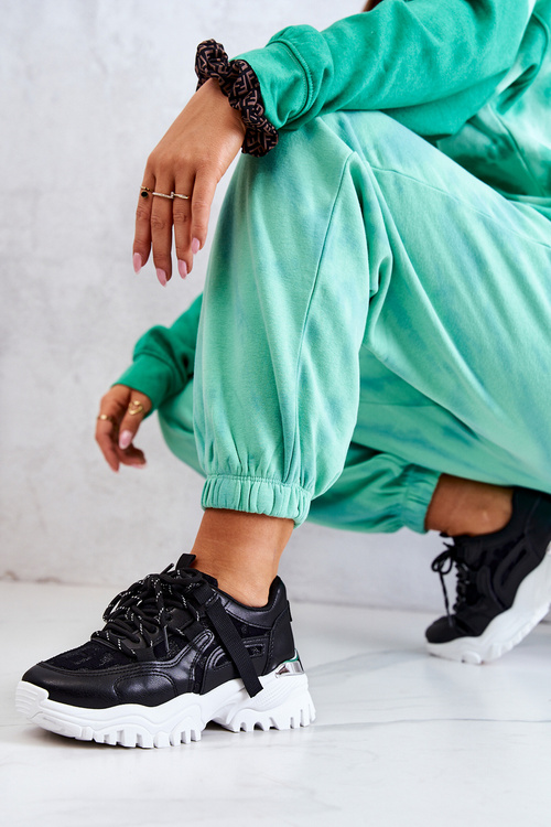 Sneakers On A Massive Sole Black Your Style