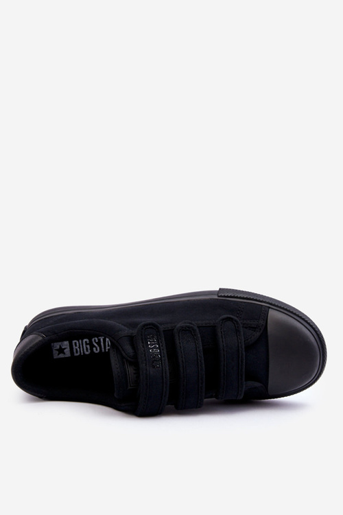 Men's Low Textile Sneakers Big Star LL174078 Black