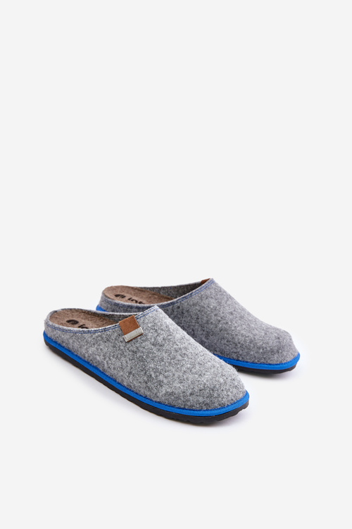 Men's Slippers Home Footwear Light Gray Inblu SI000023