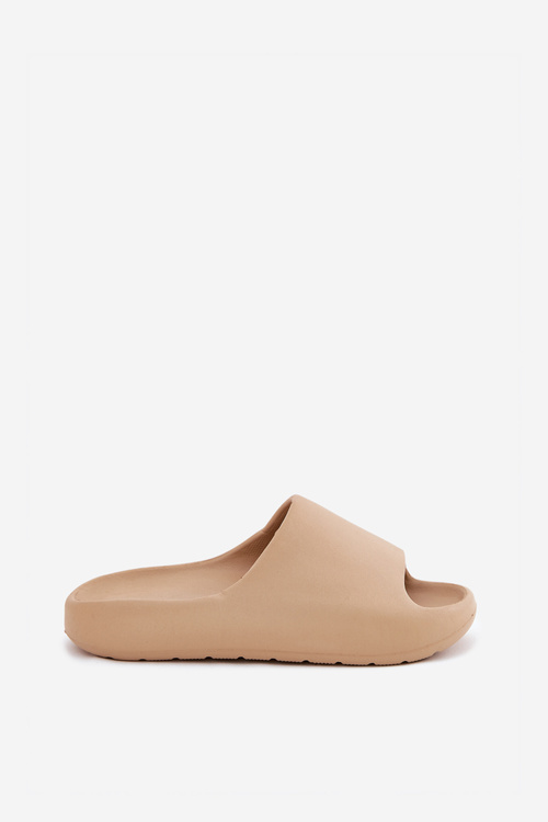 Women's Foam Slippers Dark Beige Rivasol