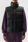 Padded Sleeveless Jacket With Synthetic Filling Black 4F 4FWAW24TVJAF140-20S