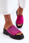 Women's Slippers Big Star NN274026 Fuchsia