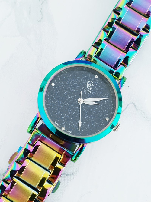 Damski Zegarek Yves Benzynowy Multicolor