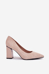 Elegant Heels On A Heel In Pink Vinceza 62223 Beige