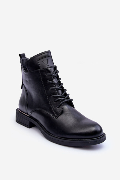 Women's Leather Boots Tedrick Black Workery