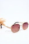 Trendy Sunglasses Ful Vue V160049 Gold-Brown
