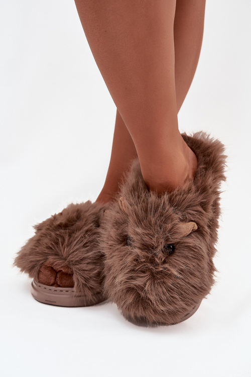 Fur Ladies Caps Crocodile Brown Pravelle