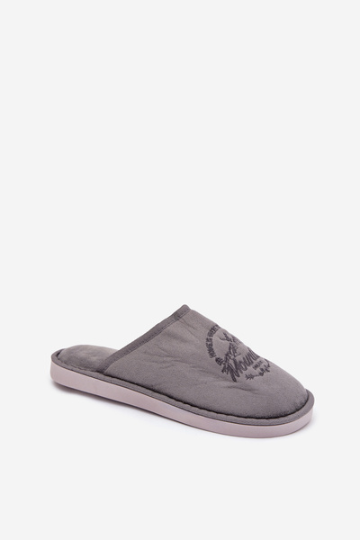 Men's Grey Slippers Tiranne