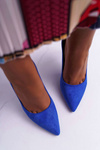 Women's Suede Stilettos Blue Yanna