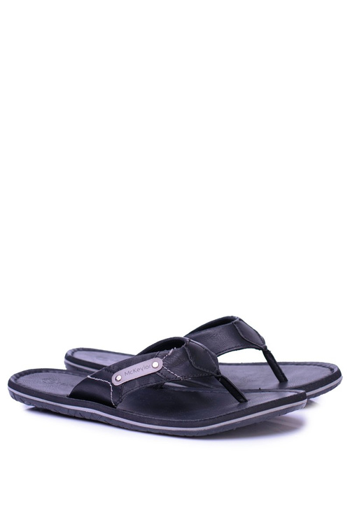 Black Lightweight Ayumu Flip Flops