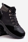 Men's Trekking Shoes Lace-up Boots Black Salomene
