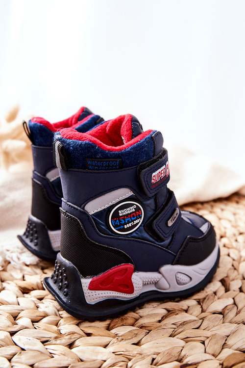 Insulated Snow Boots Navy Rizie