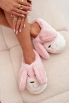 Furry Women's Slippers Bunny Pink Faylen