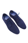 Men's Bednarek Nubuck Openwork Shoes Navy Blue Hermes