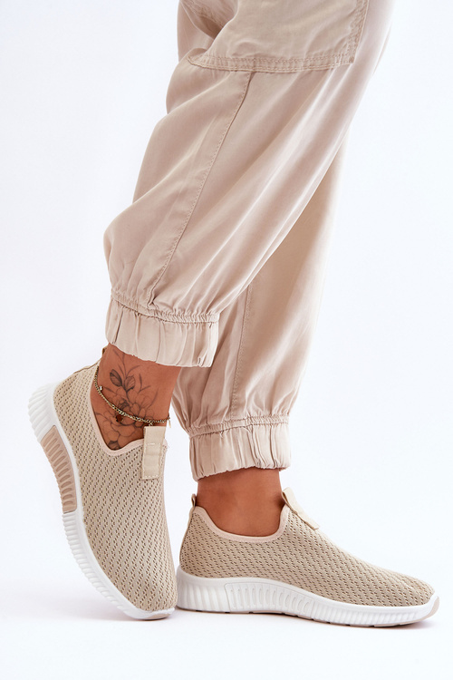 Classic Slip-On Trainers Beige Frankie