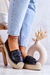 Classic Espadrilles On The Platform Black Julianne