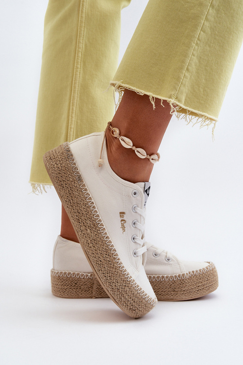 Trainers With Braid Lee Cooper LCW-24-44-2410 White