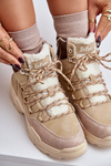 Insulated Women's Ankle Boots Beige Lee Cooper LCJ-24-03-3059L