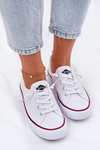 Trampki Damskie Materiałowe Lee Cooper Białe LCW-25-02-3296L