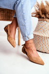 Lu Boo Baleriny W Szpic Zamsz Camel Better
