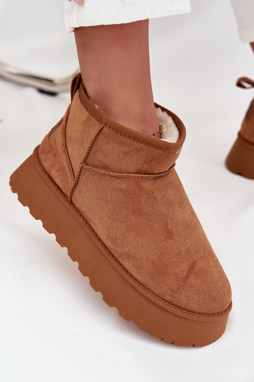 Damskie Śniegowce Na Platformie Camel Celyra