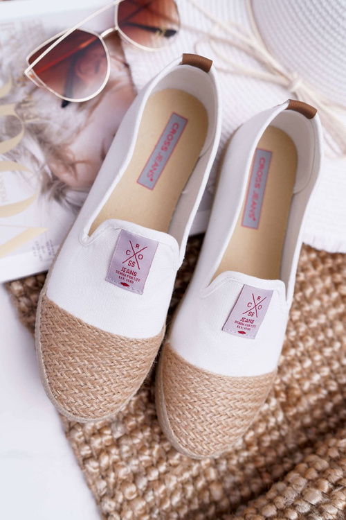 Espadryle Damskie Cross Jeans Białe DD2R4044