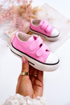 Children's Sneakers With Velcro Pink Bernie